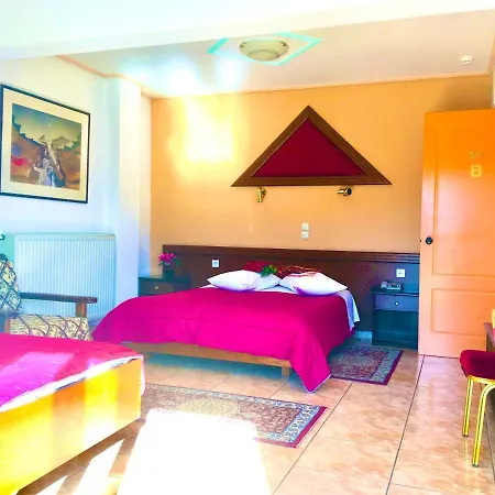 מלון Aiolos Center Panoramic View&yoga Harmony Hotel&rooms דלפי